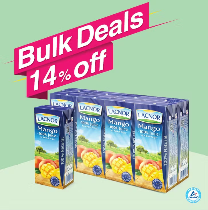 Lacnor 100% Long Life Mango Juice